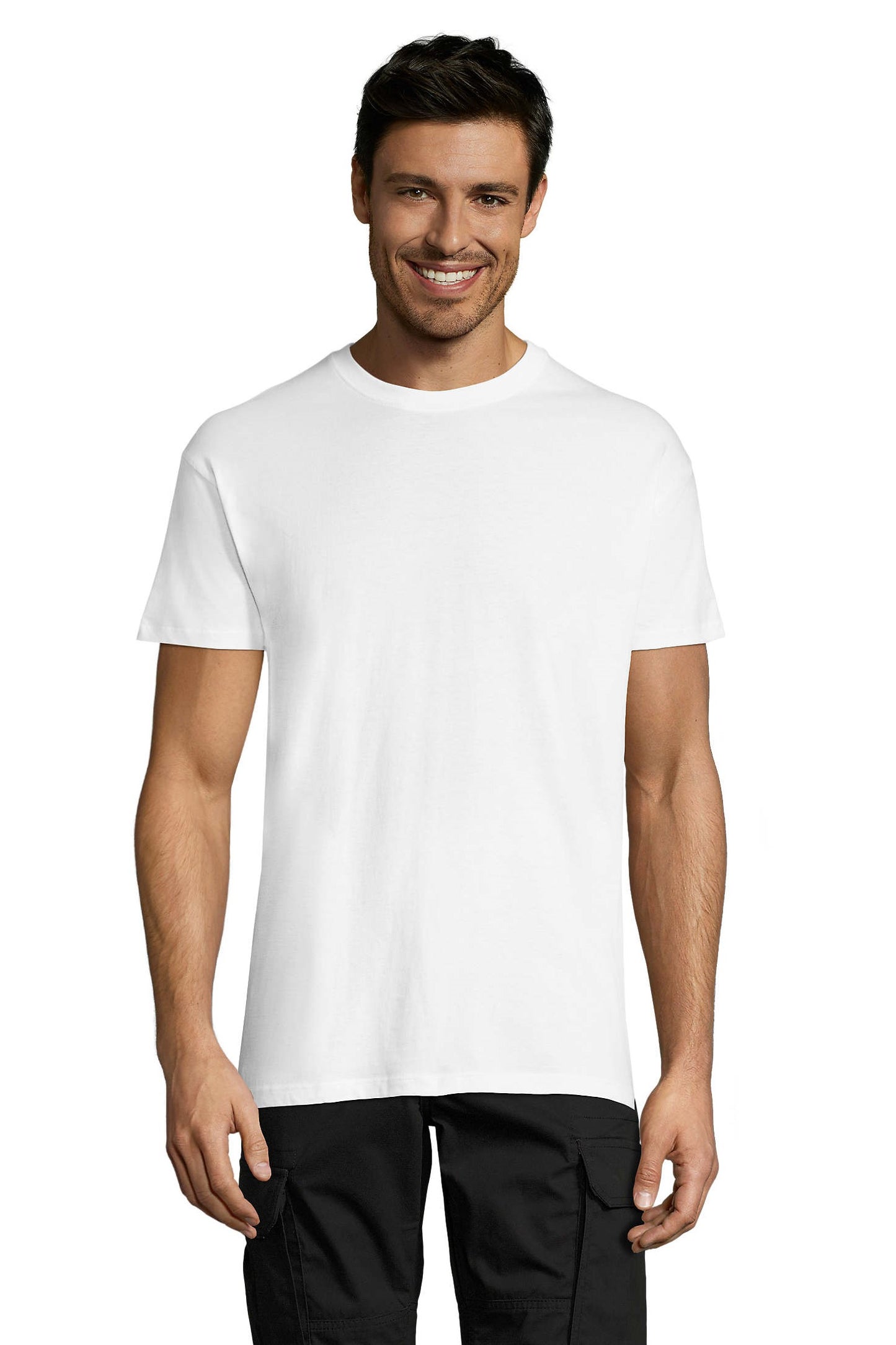 T-Shirt bianche unisex 100% cotone 3 pz (facoltative)