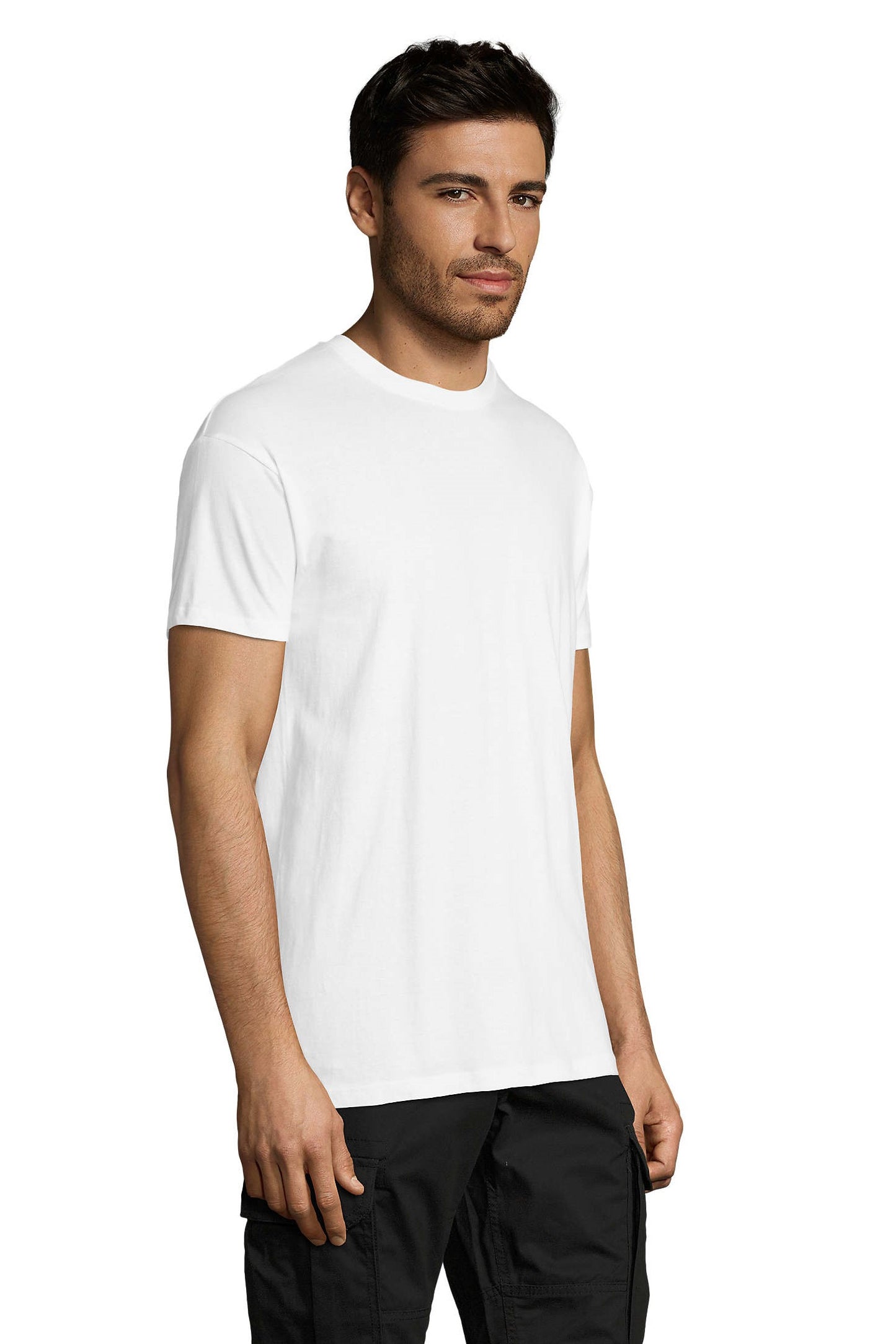 T-Shirt bianche unisex 100% cotone 3 pz (facoltative)